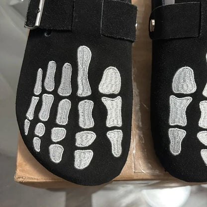 Sabots en suède Skeletonv