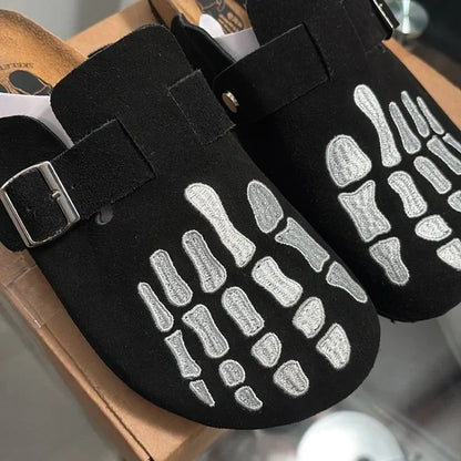 Sabots en suède Skeletonv