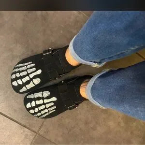 Sabots en suède Skeletonv